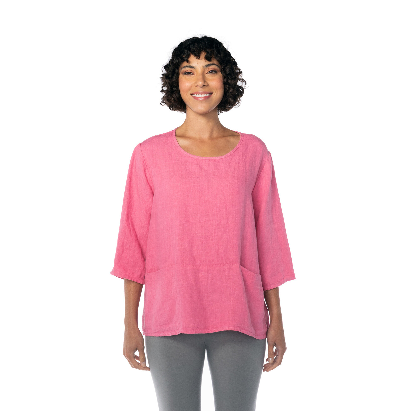 4407943 Linen Pocket Pullover