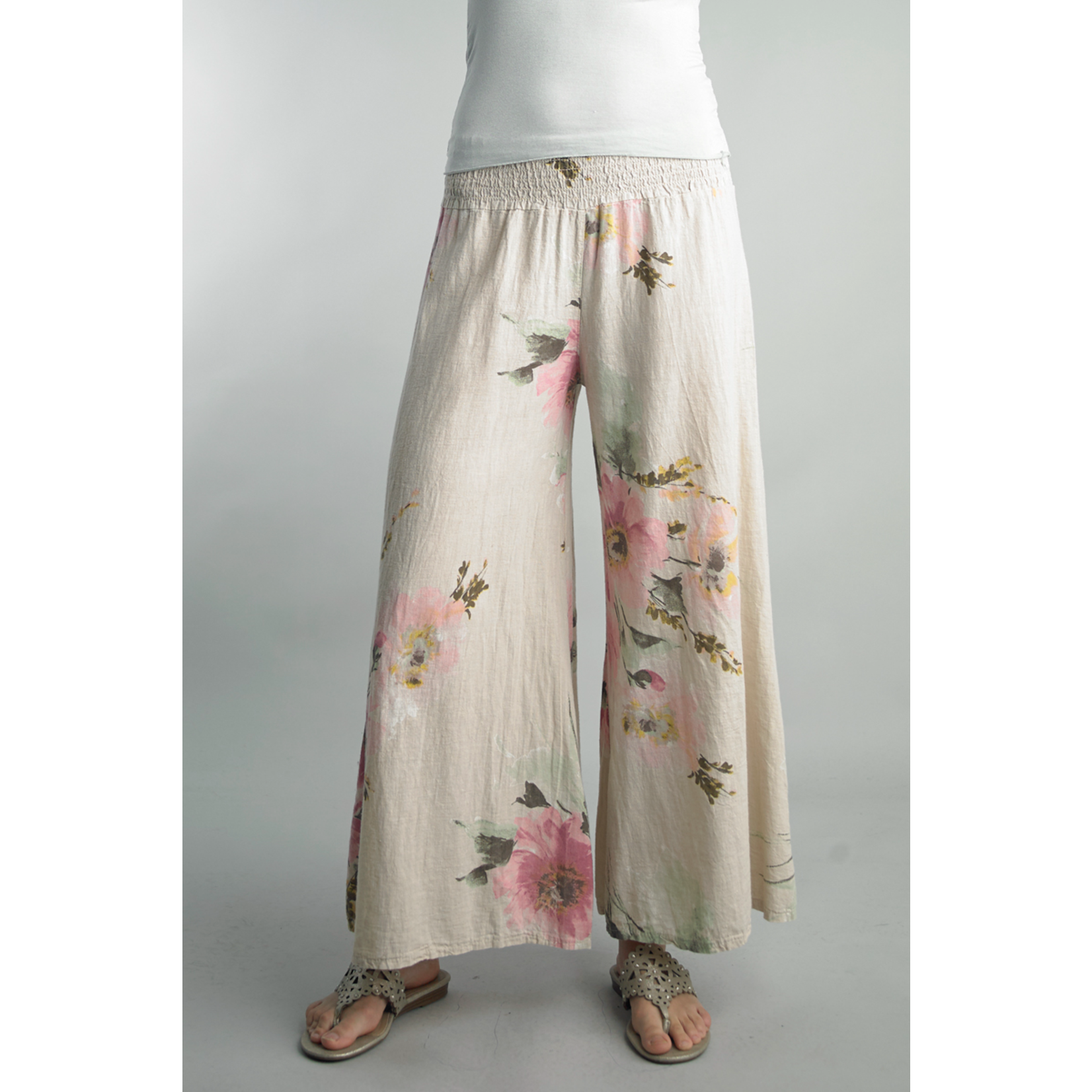 144A Flower Printed Pant