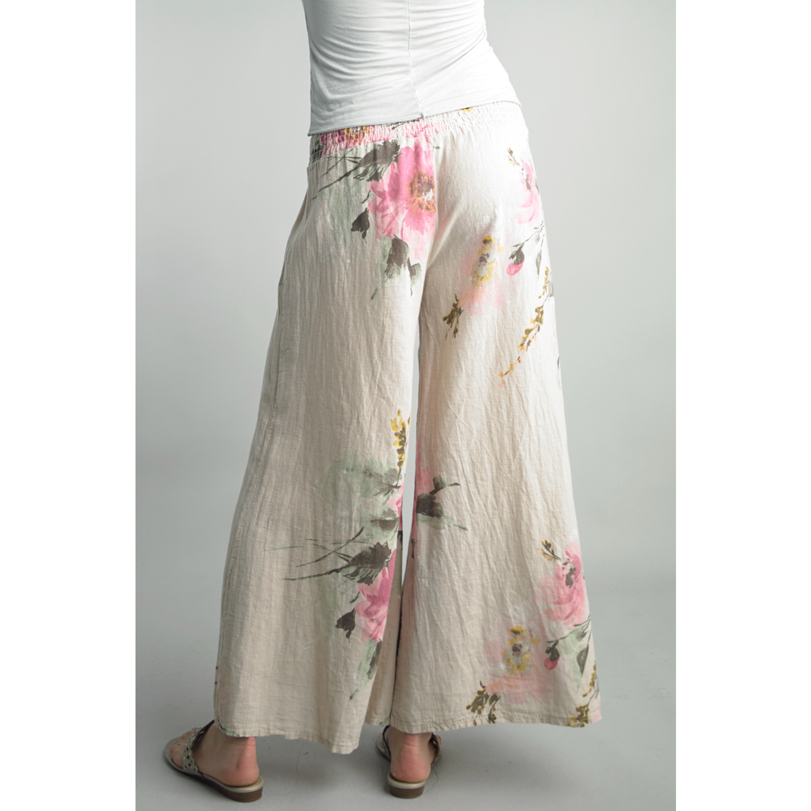 144A Flower Printed Pant