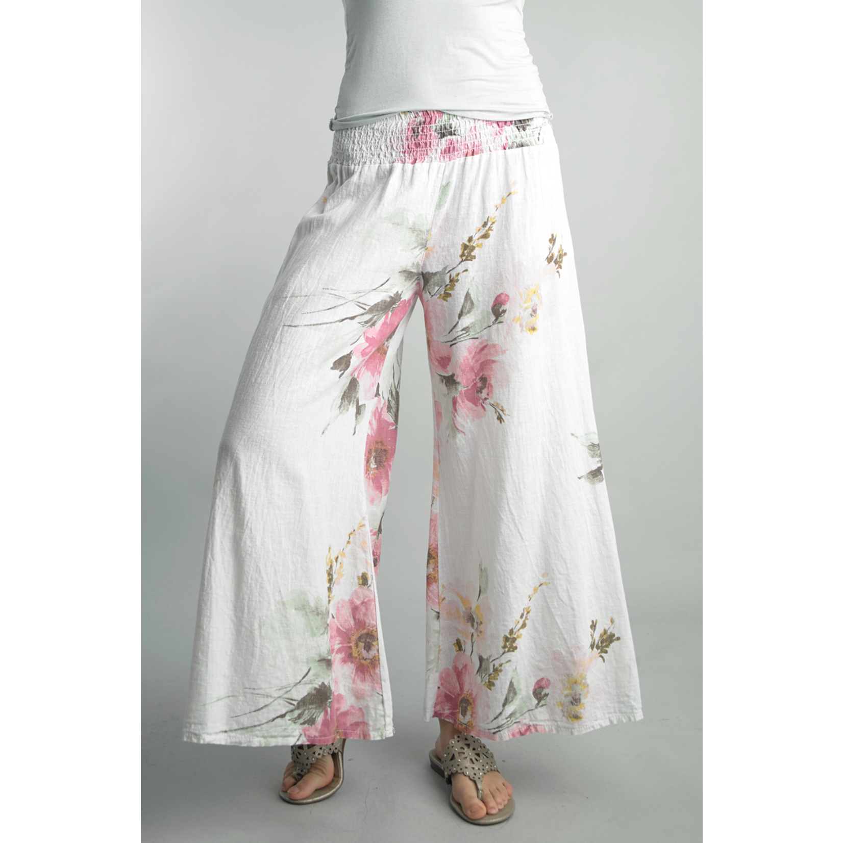 144A Flower Printed Pant
