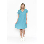 Dw56H Cap slv. Dress w/lining