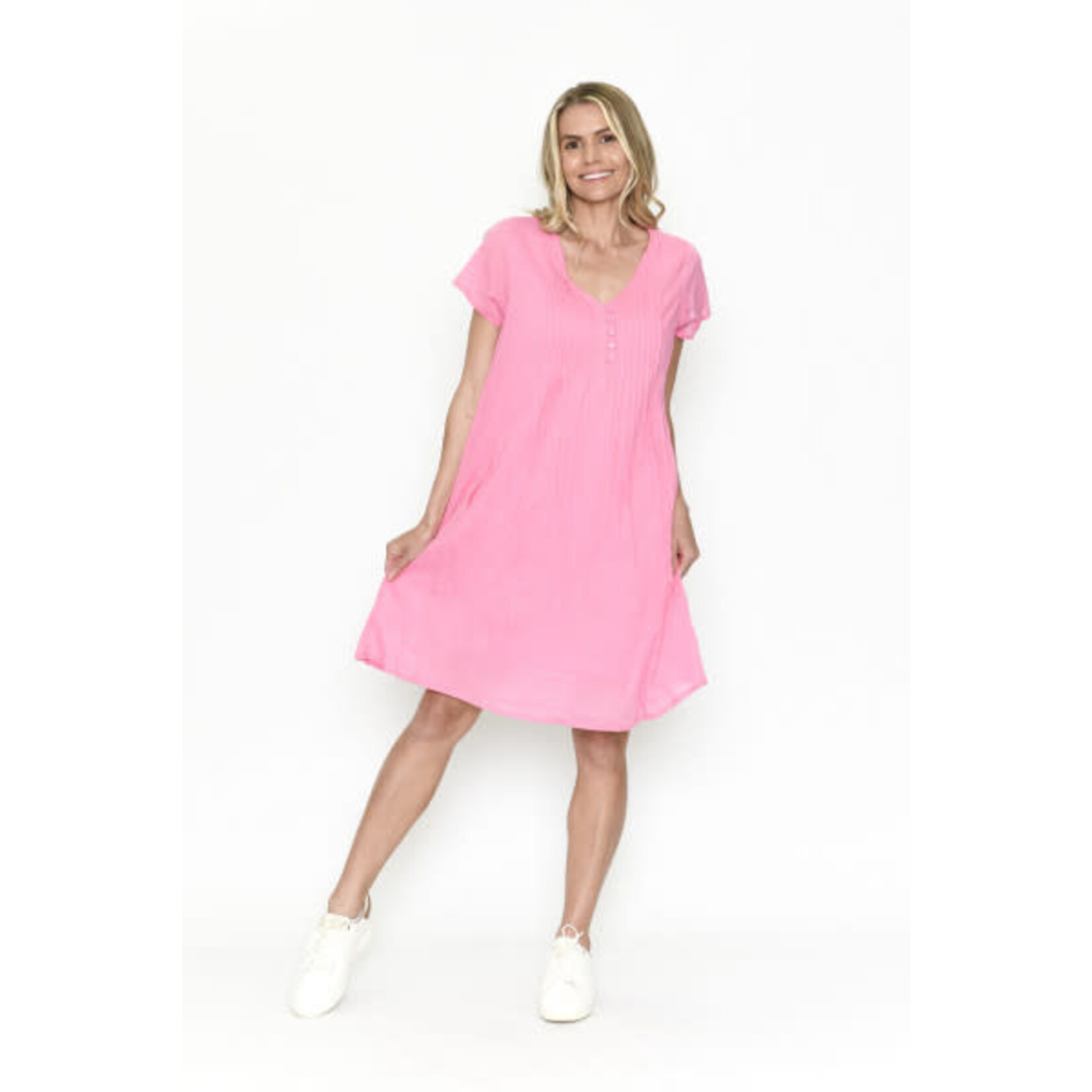 Dw56H Cap slv. Dress w/lining