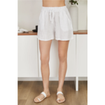Pinstripe Linen Short