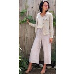 Giulana Striped Capri Pants