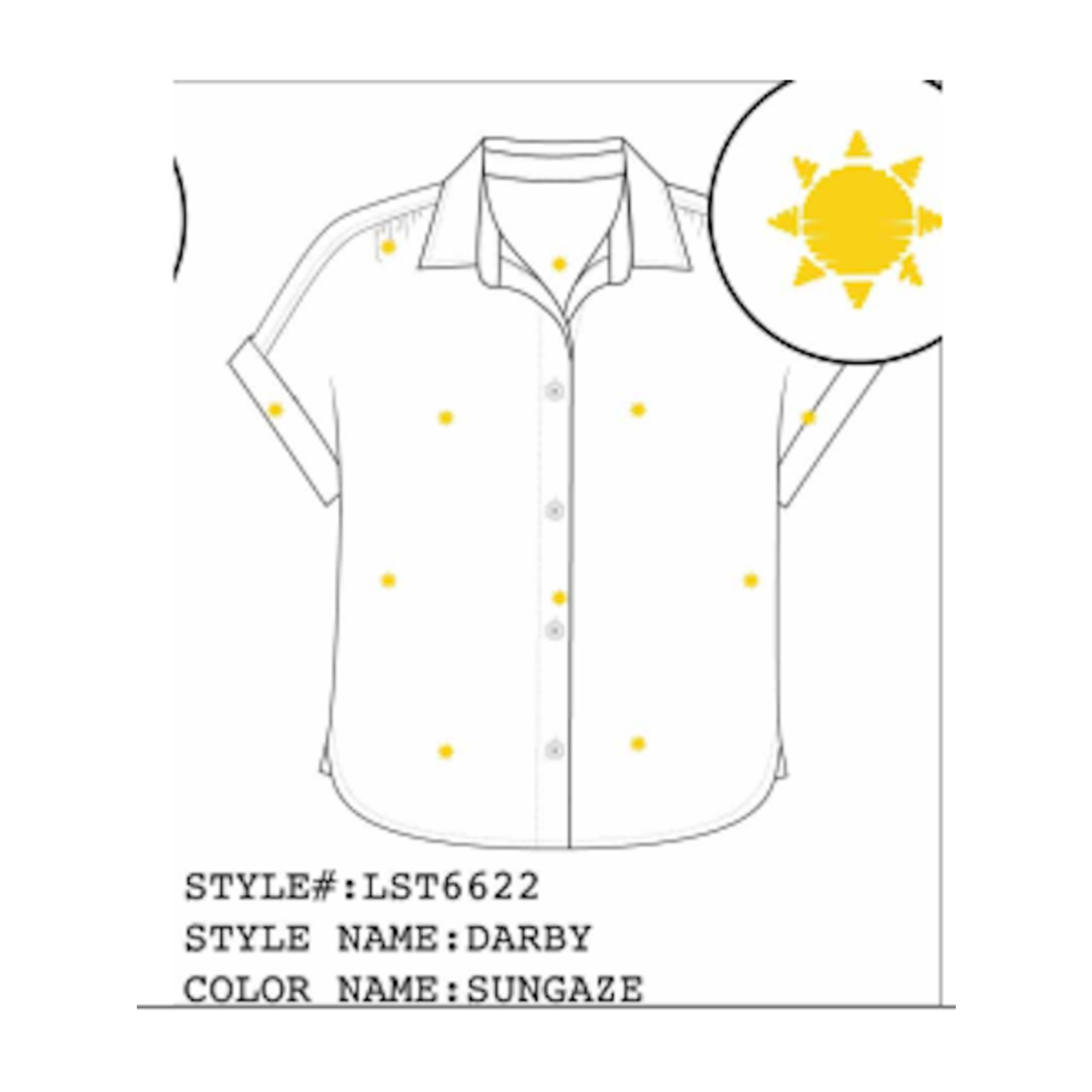 LST6622 Darby Short Sleeve Top