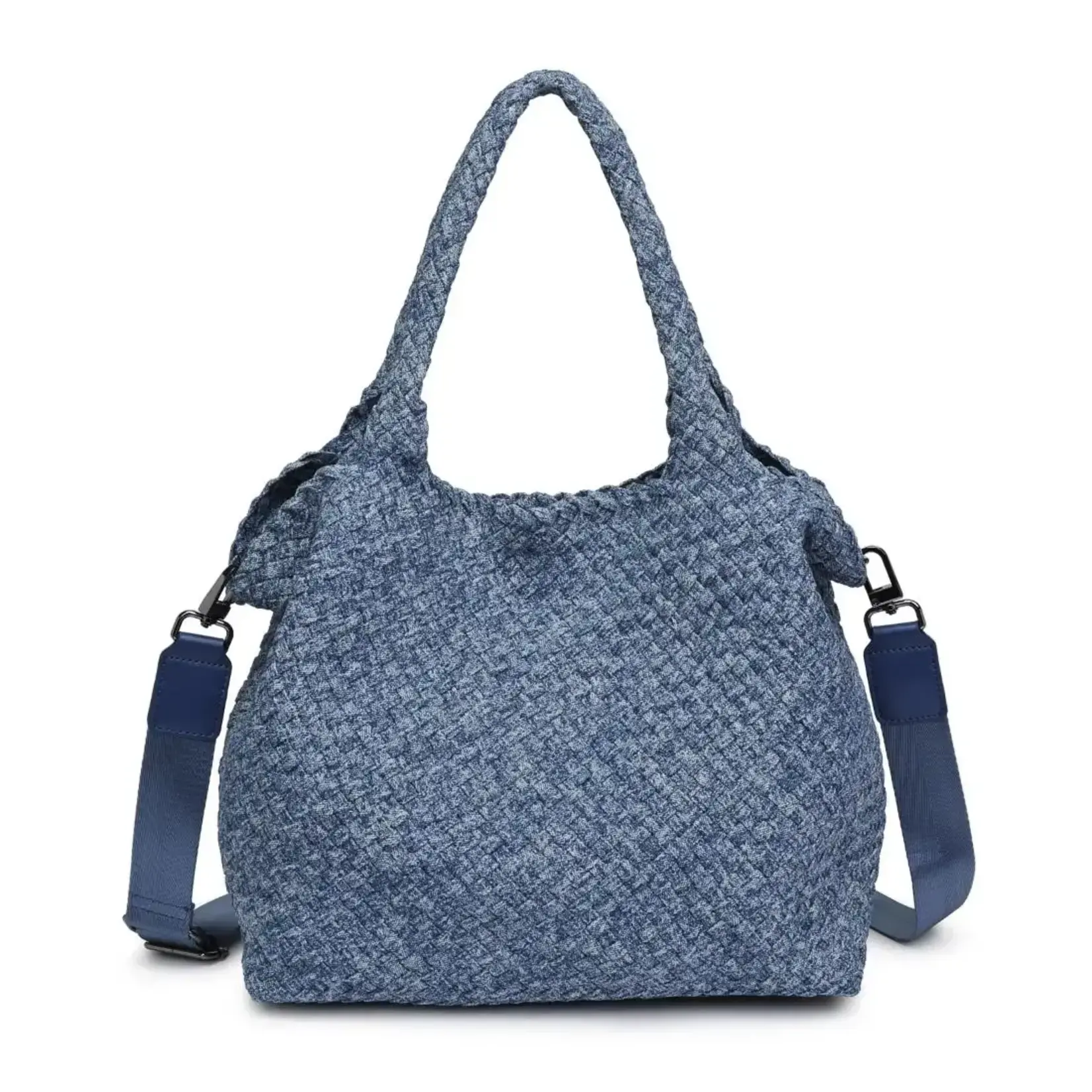 Sky's The Limit - Medium Denim Tote