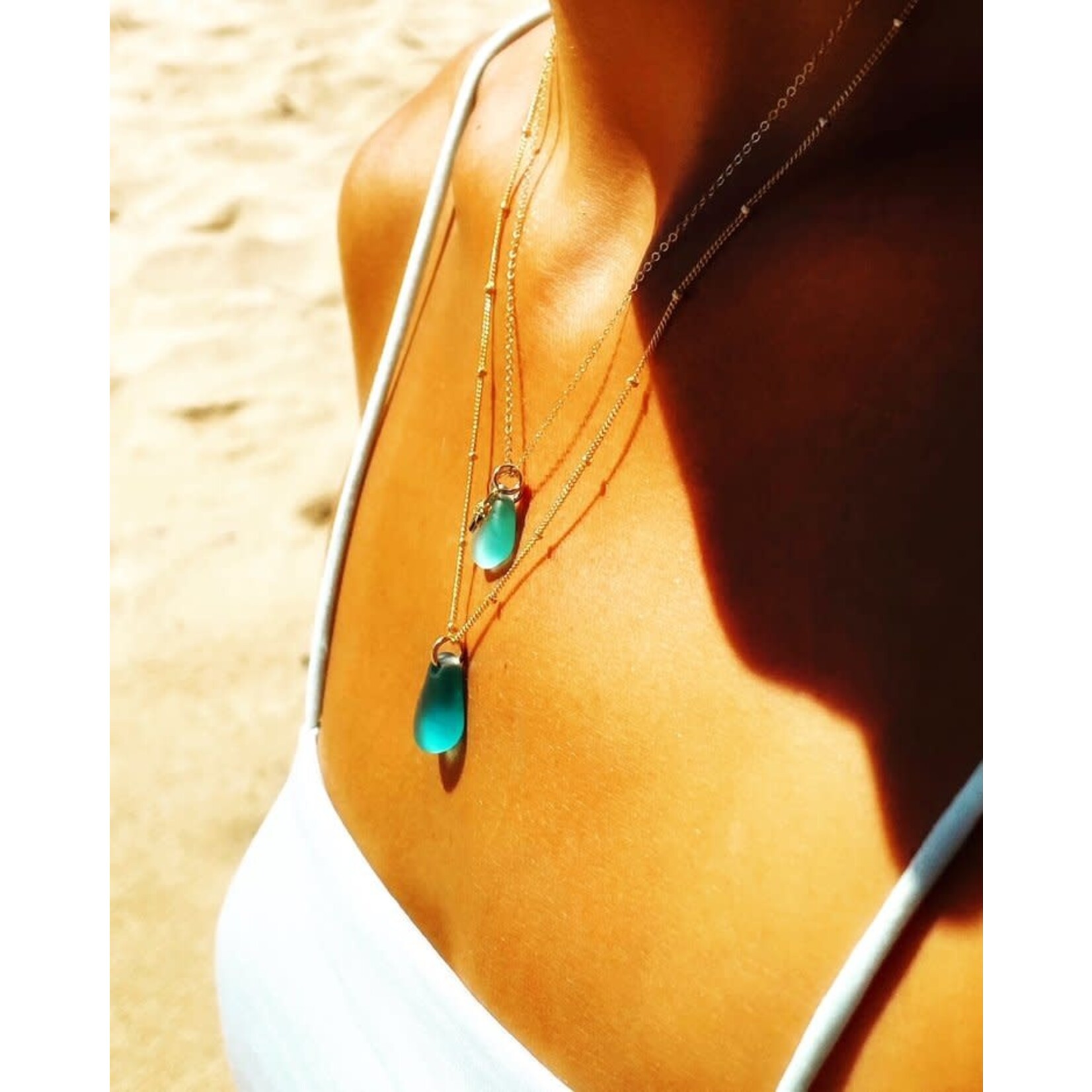 Satellite Pendant Necklace  14k Gold Fill