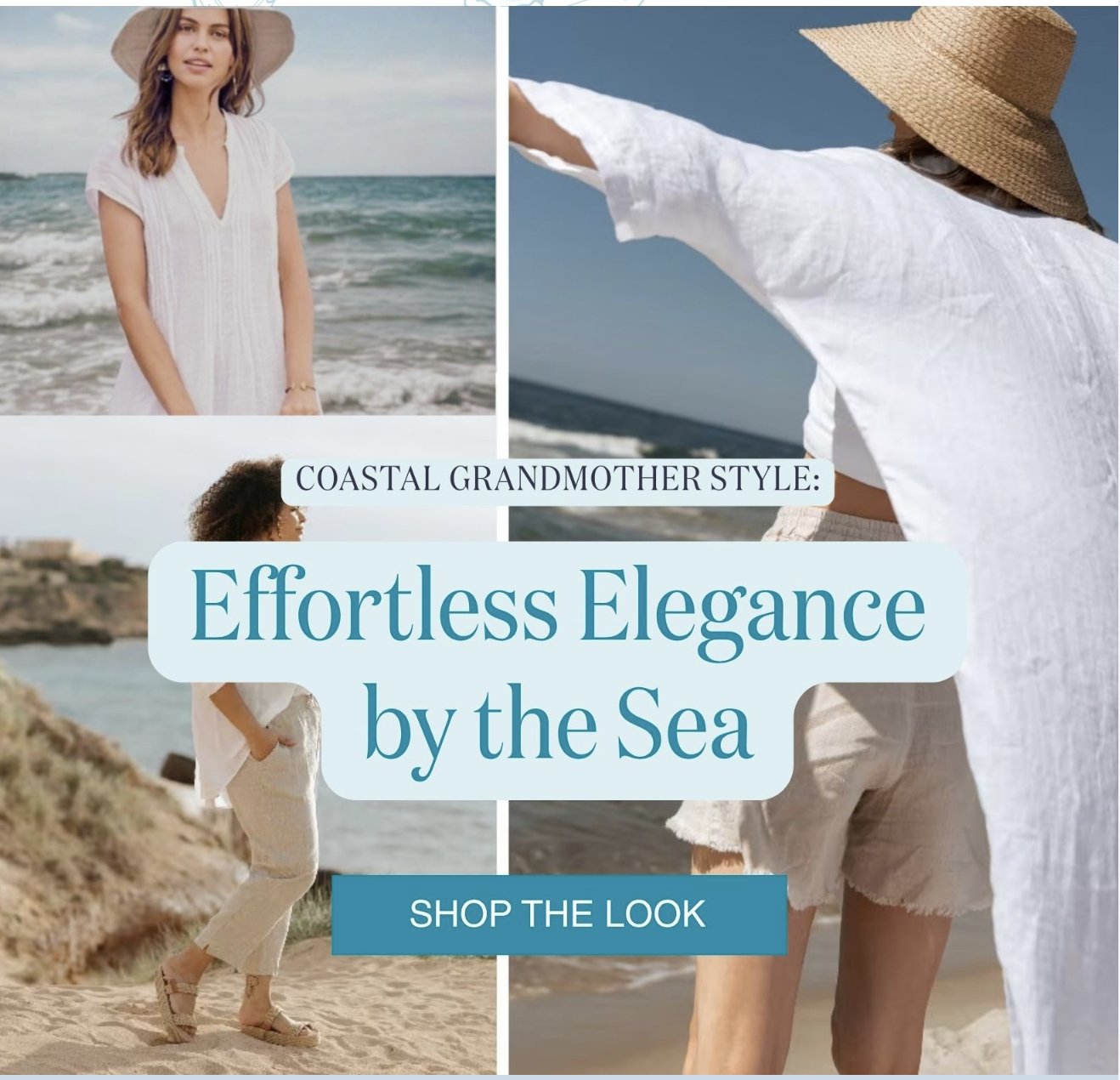 COASTAL GRANDMOTHER STYLE: Effortless Elegance by the Sea