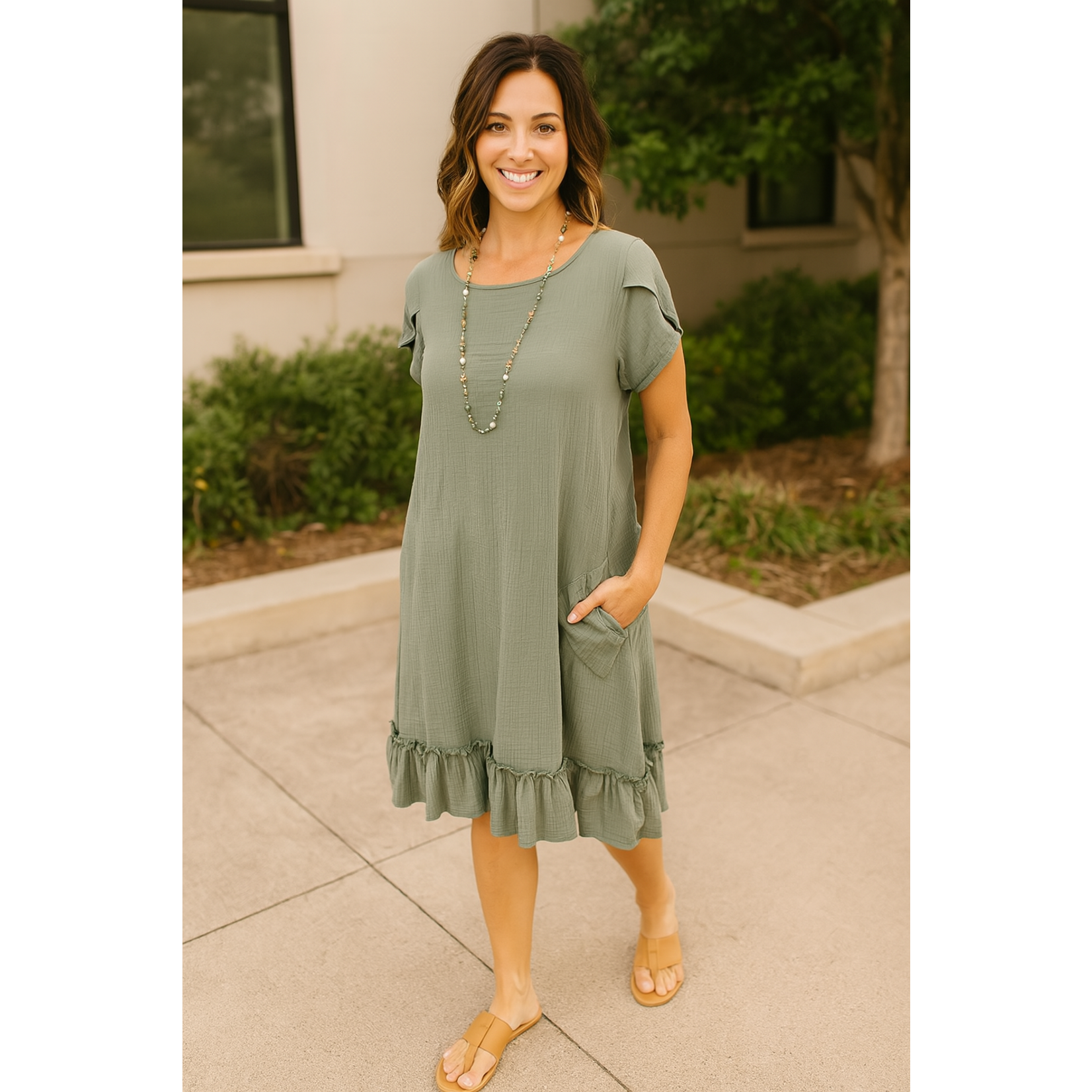 2617 Grace Gauze Dress