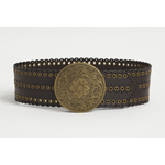 Wide Belt with Buckle