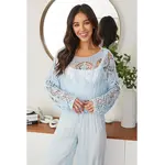 Scoop Neck Open Crochet