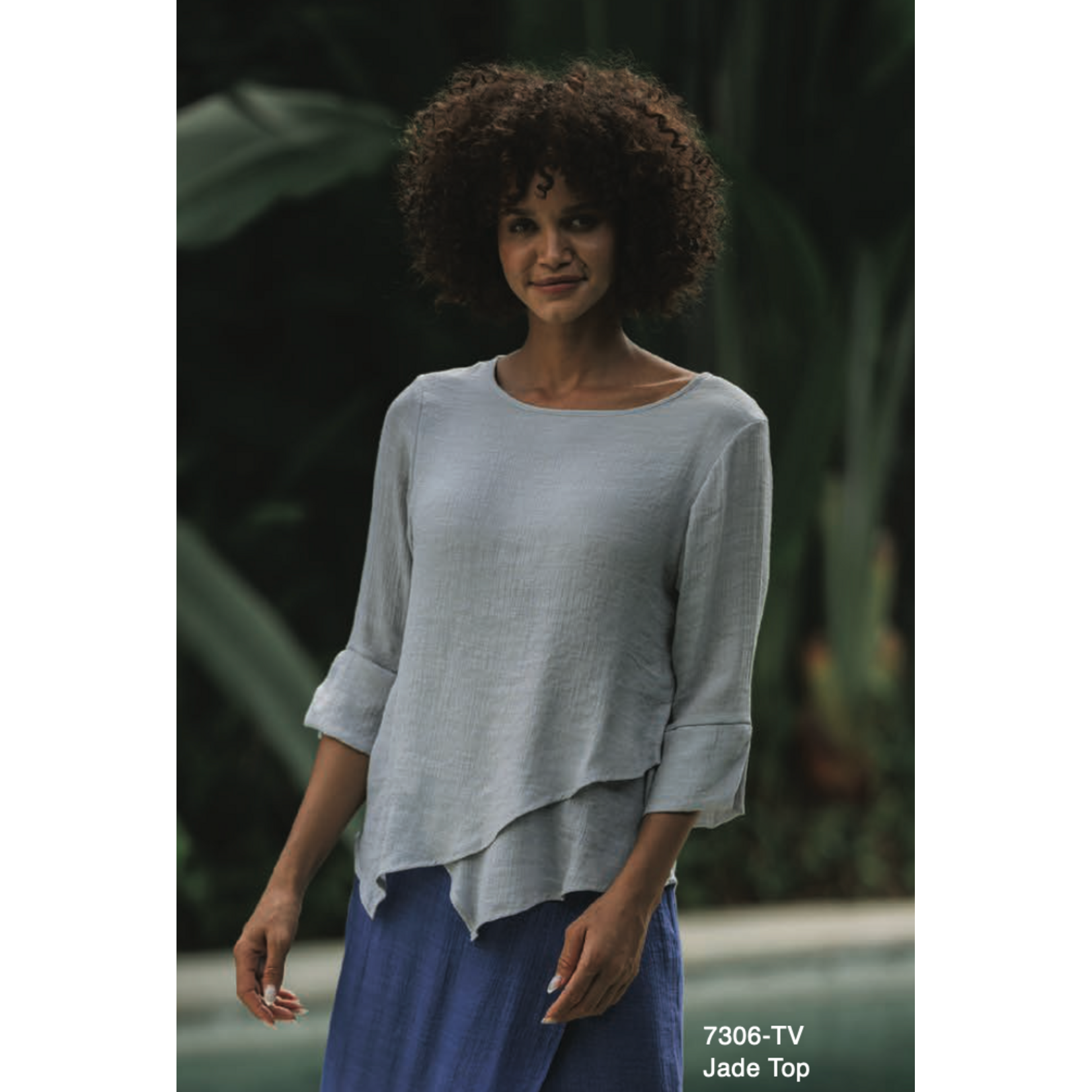 7306-TV Jade Top
