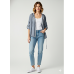 2289 Solid Linen Jacket