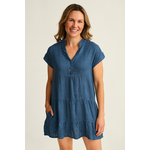 31347 Short Solid Dress