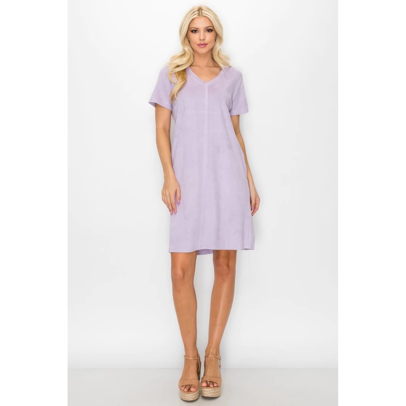 A8449V Audrey V-Neck WITH Pocket Dress