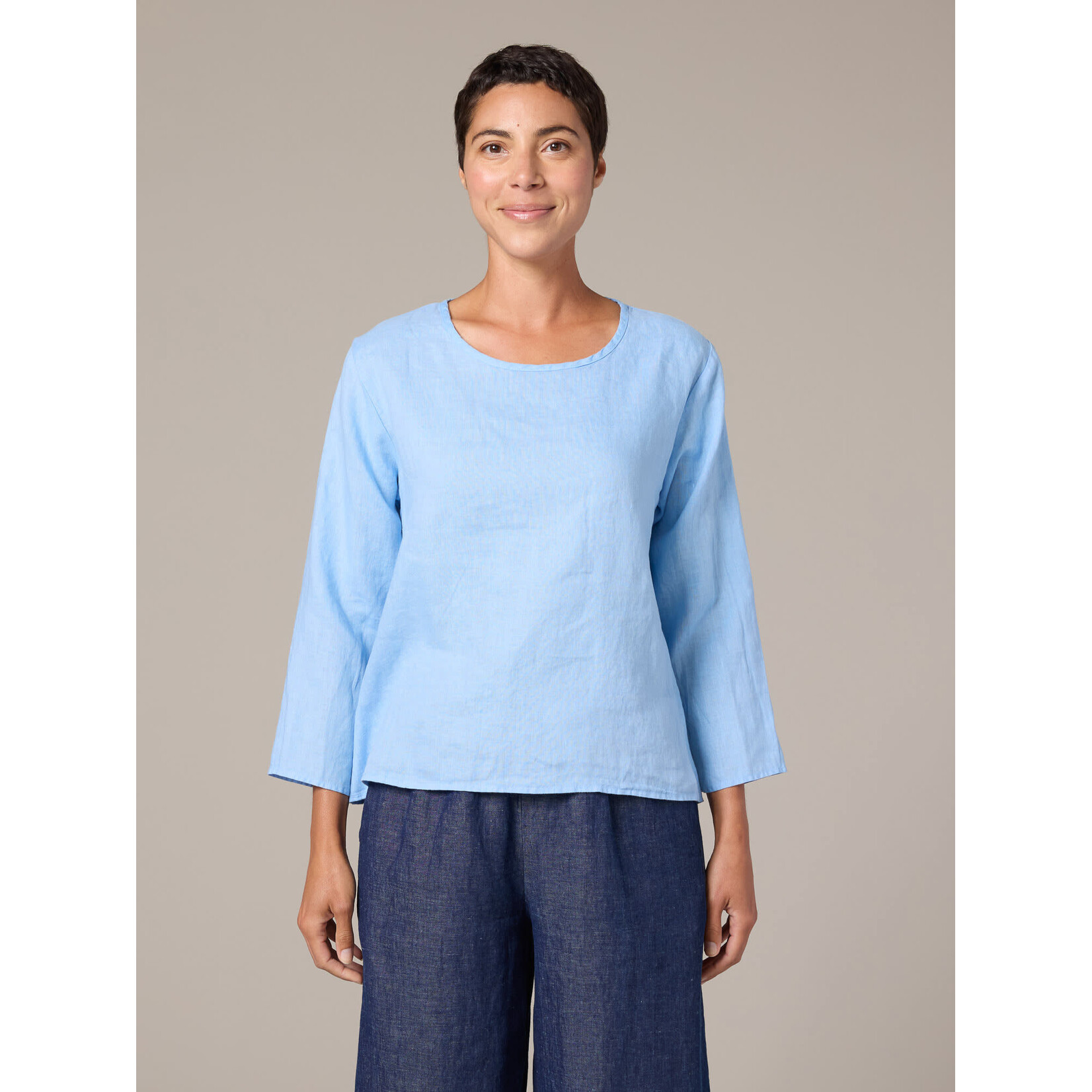 4207965 H. Linen 3/4 Split Back