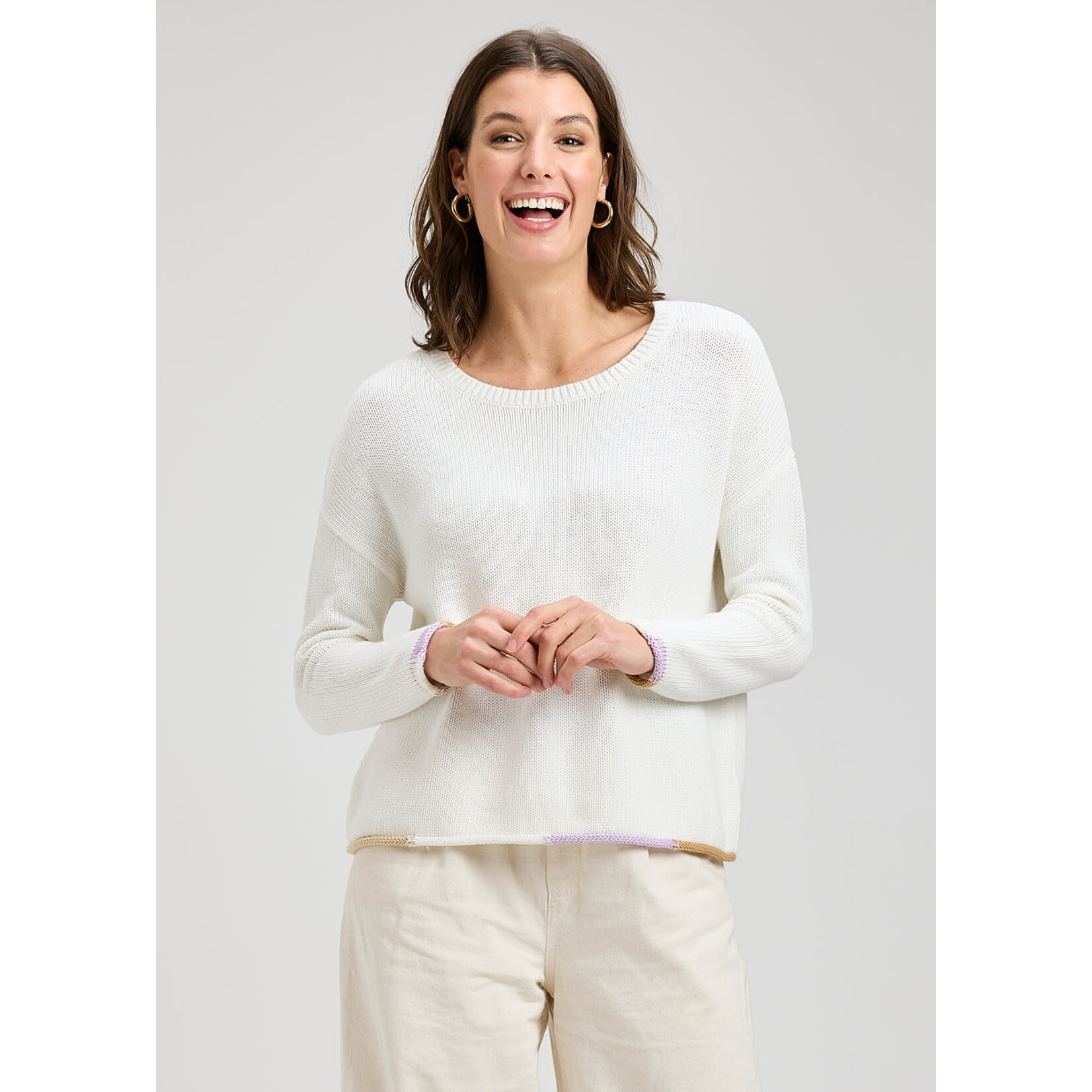 ZP8424U Bottom Detail Sweater