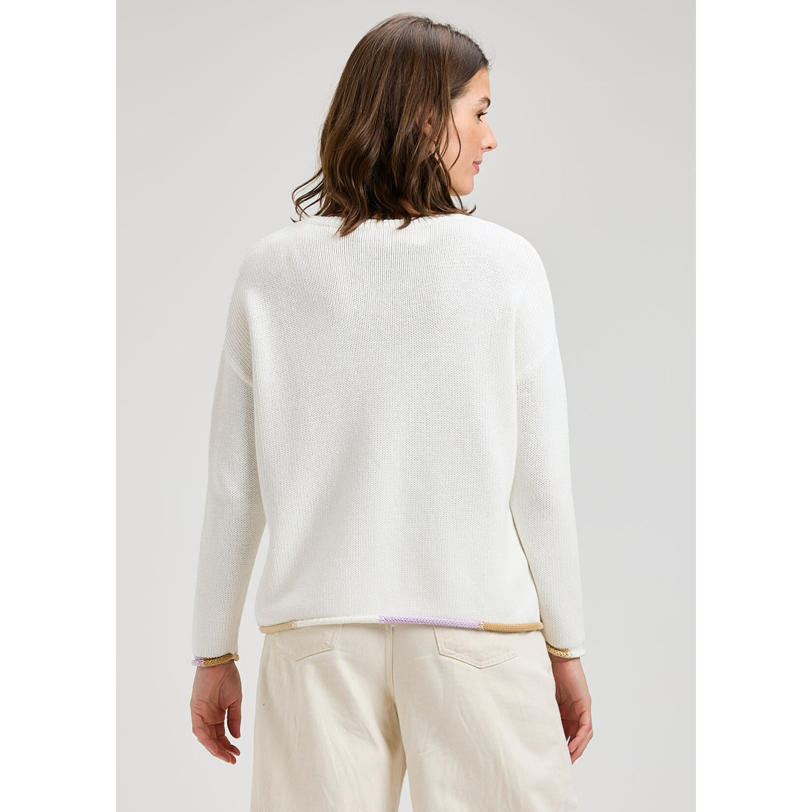 ZP8424U Bottom Detail Sweater