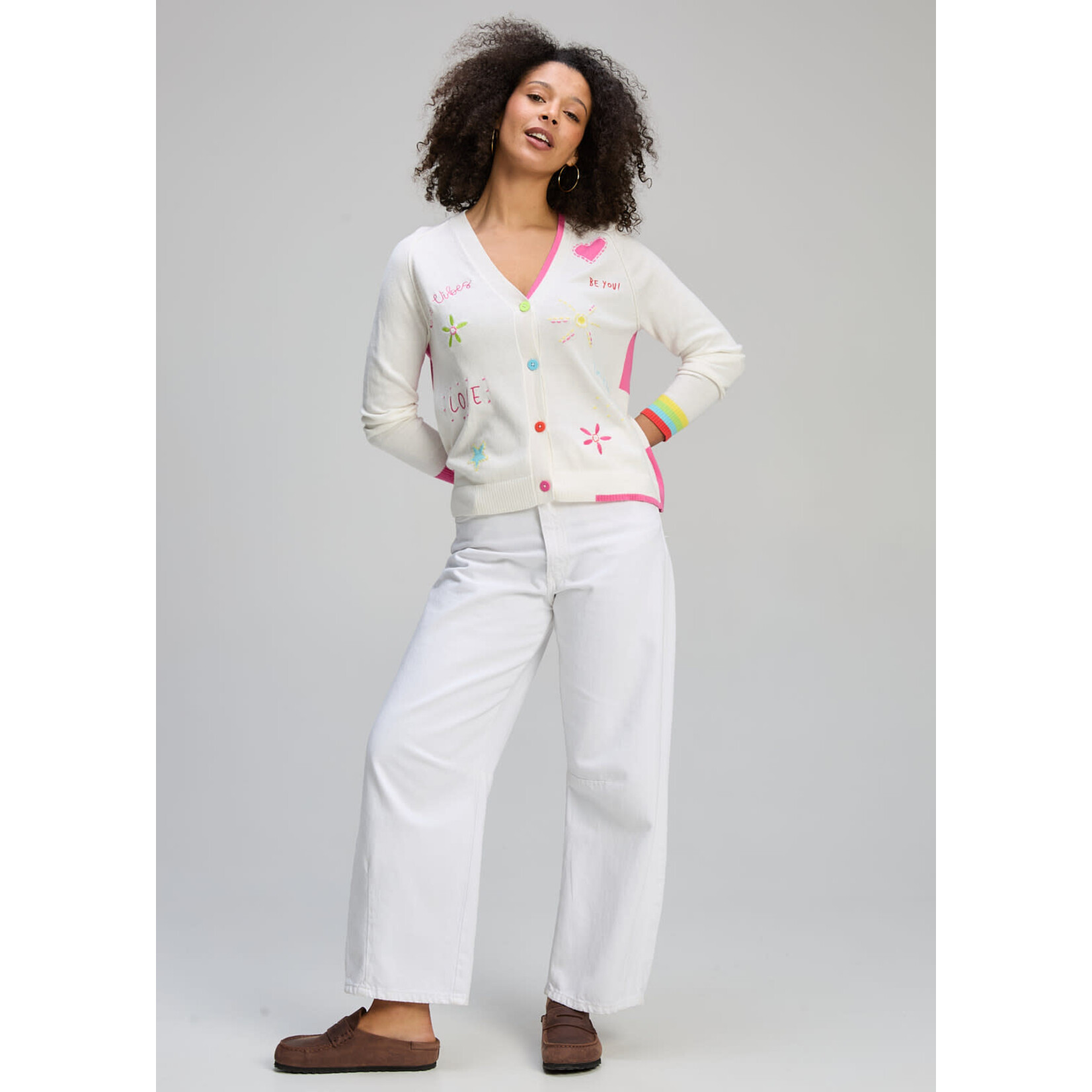 ZP8435U Good Vibes Cardi