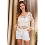 Crochet Long Slv.Top