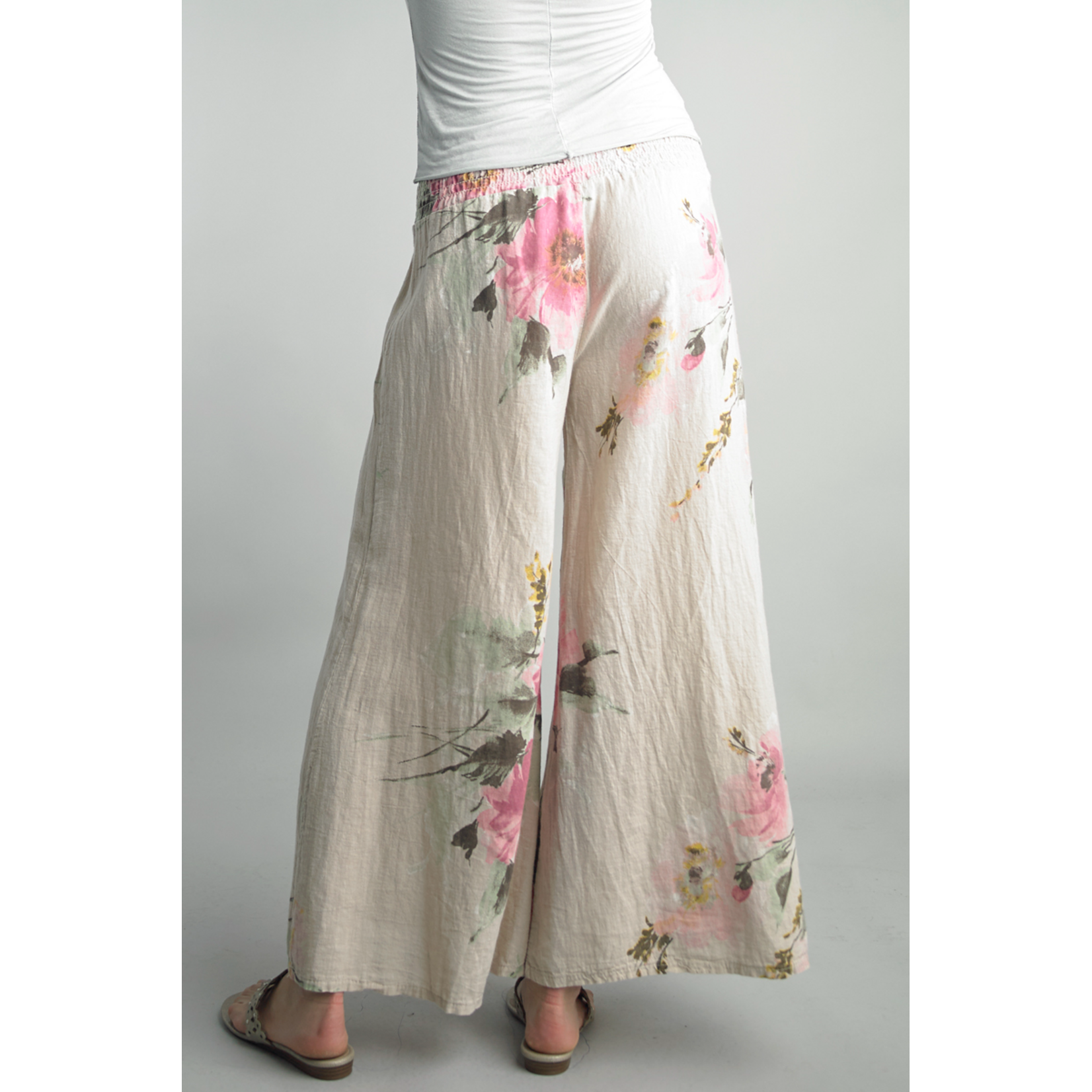 144A Flower Printed Pant