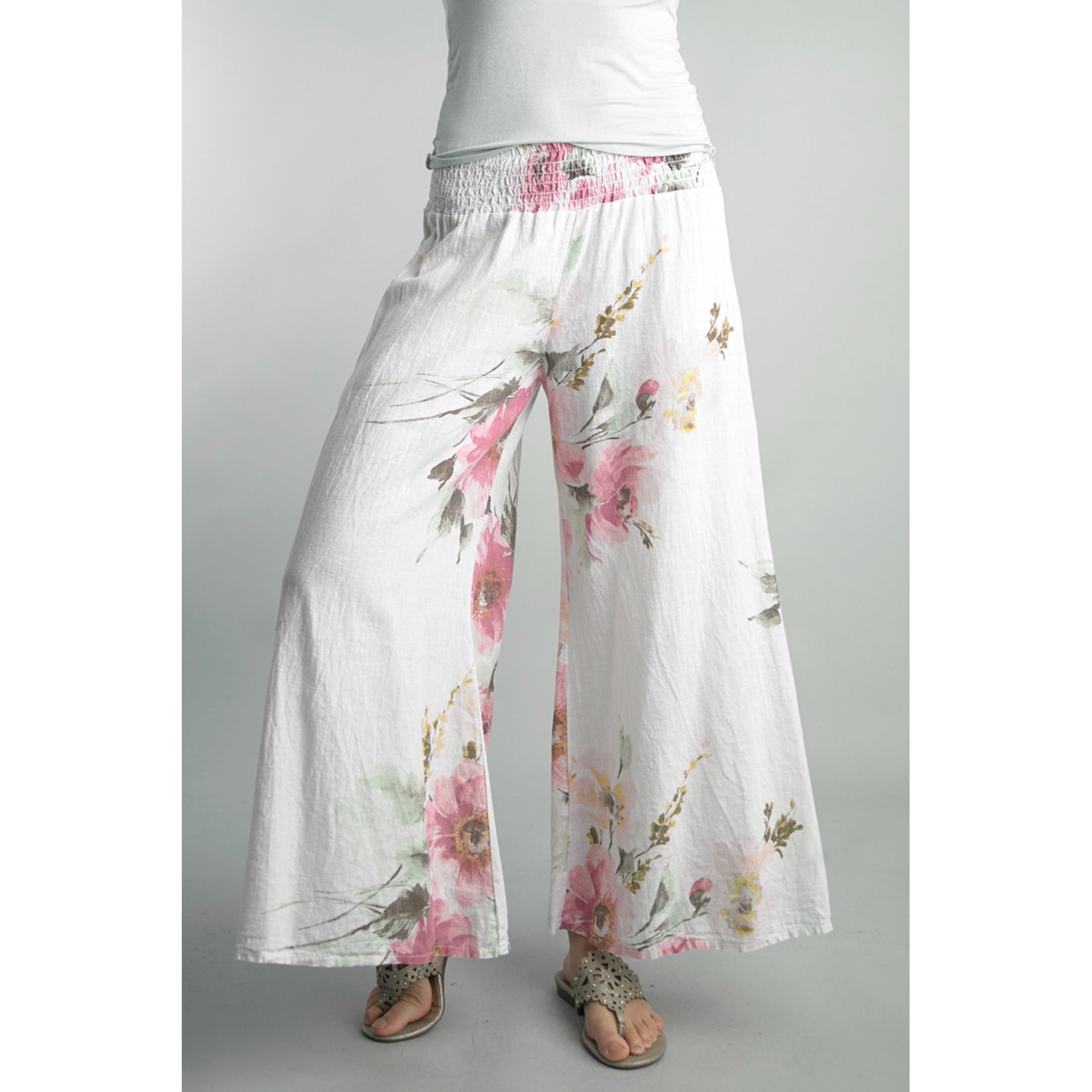 144A Flower Printed Pant