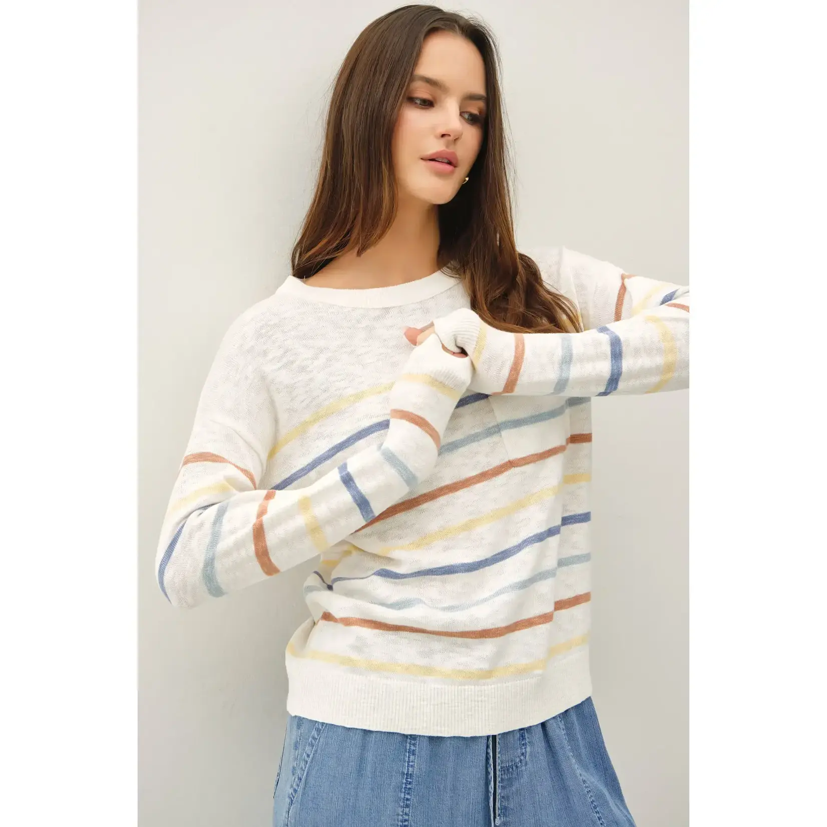 65574 Slub Sweater Top