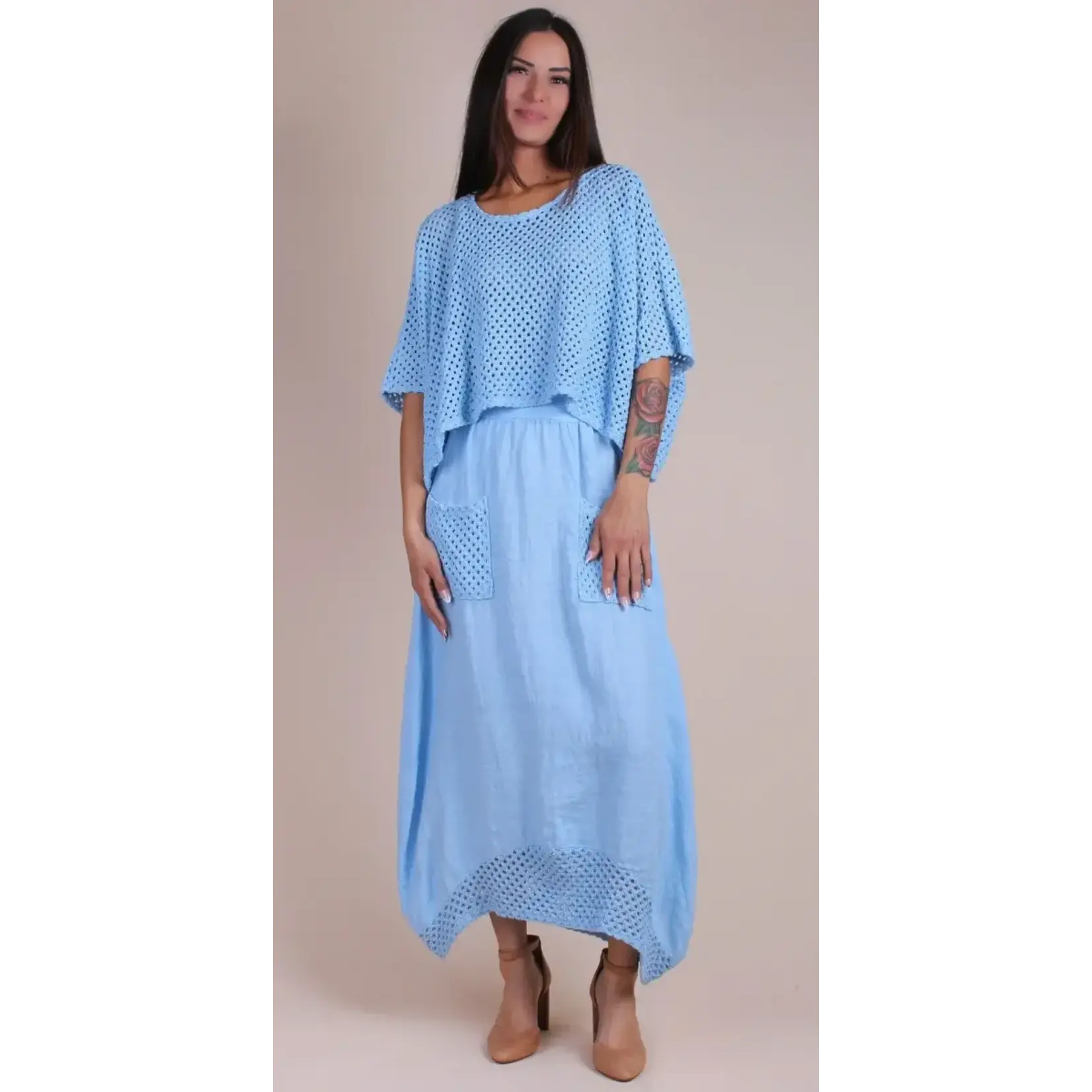 19231  Skirt Crochet Pocket