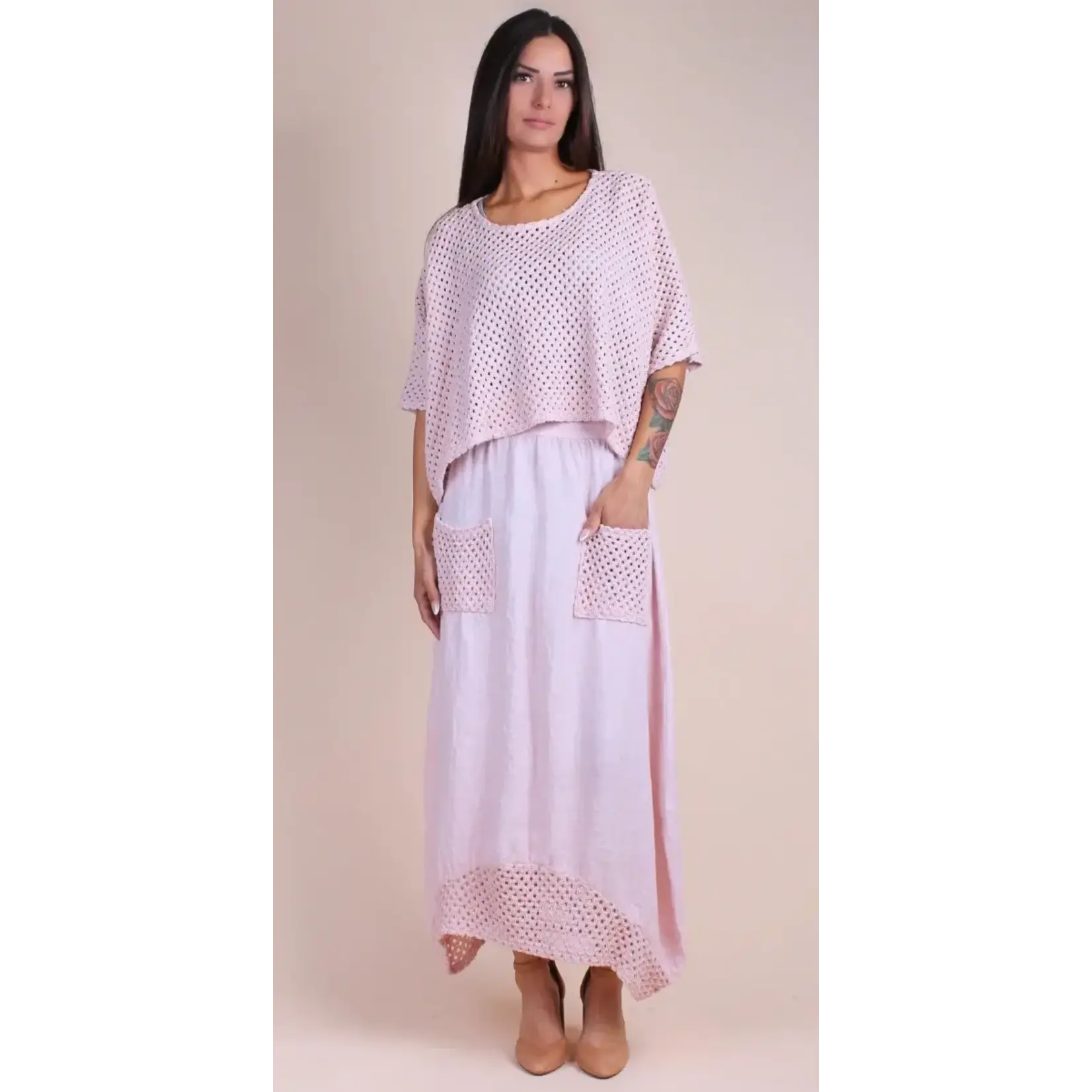 19231  Skirt Crochet Pocket