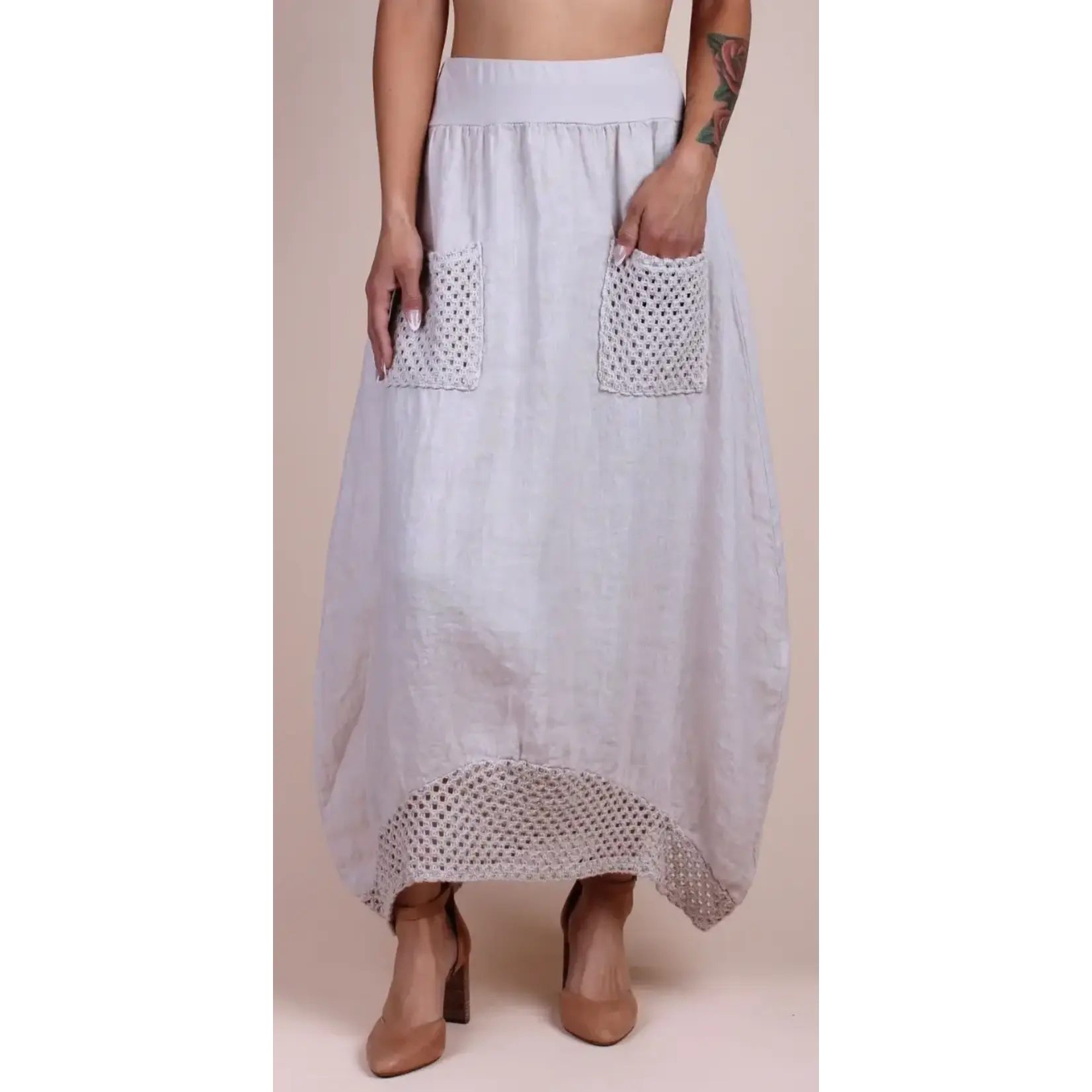 19231  Skirt Crochet Pocket