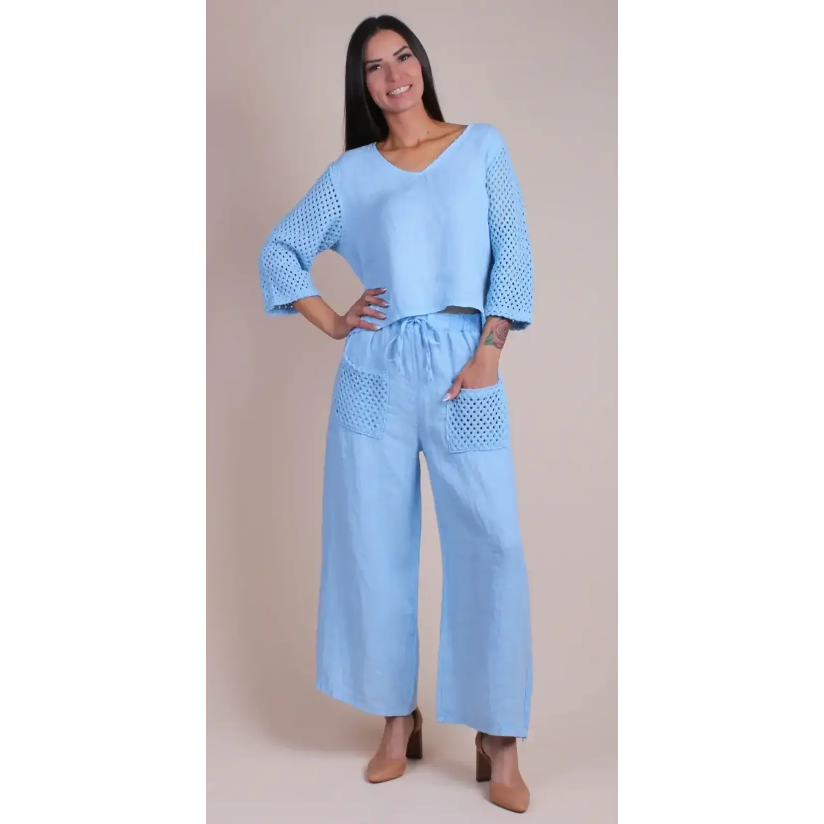 19320  Pant Crochet Pocket