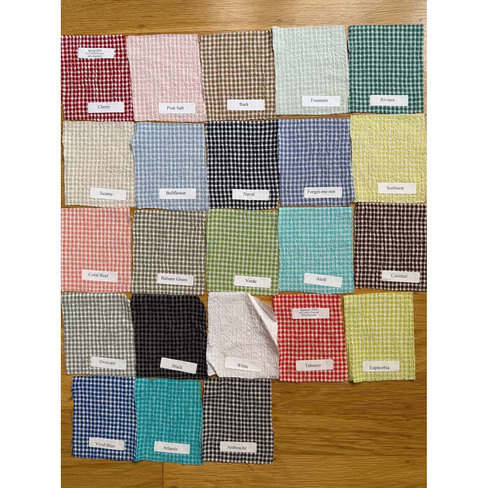 6126712 Check V-Neck Vent Top