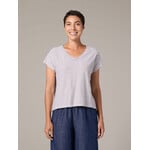 5746537 Grey Stripe V-Neck