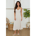 Italian Linen Maxi Slip Dress