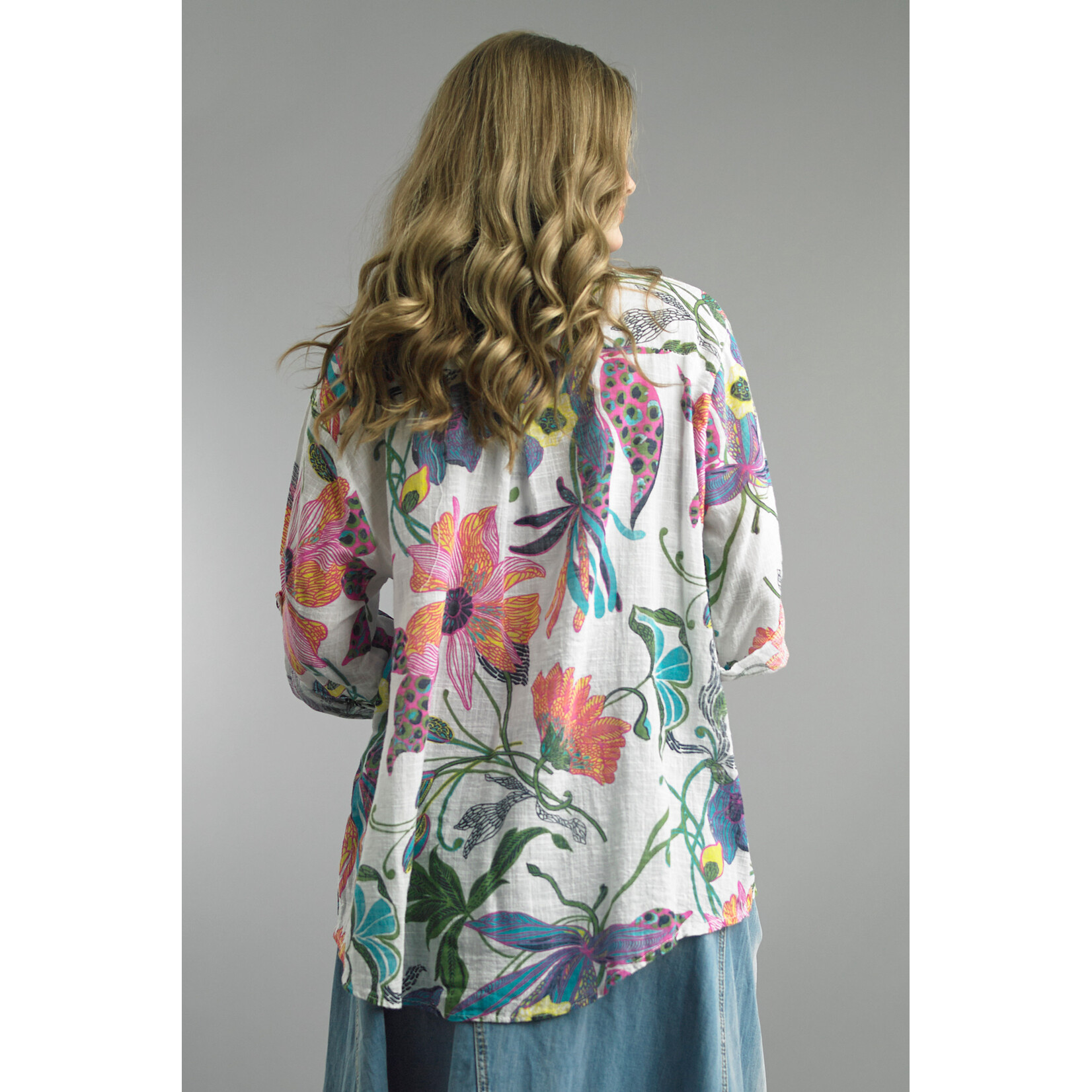 1088IC Printed Blouse