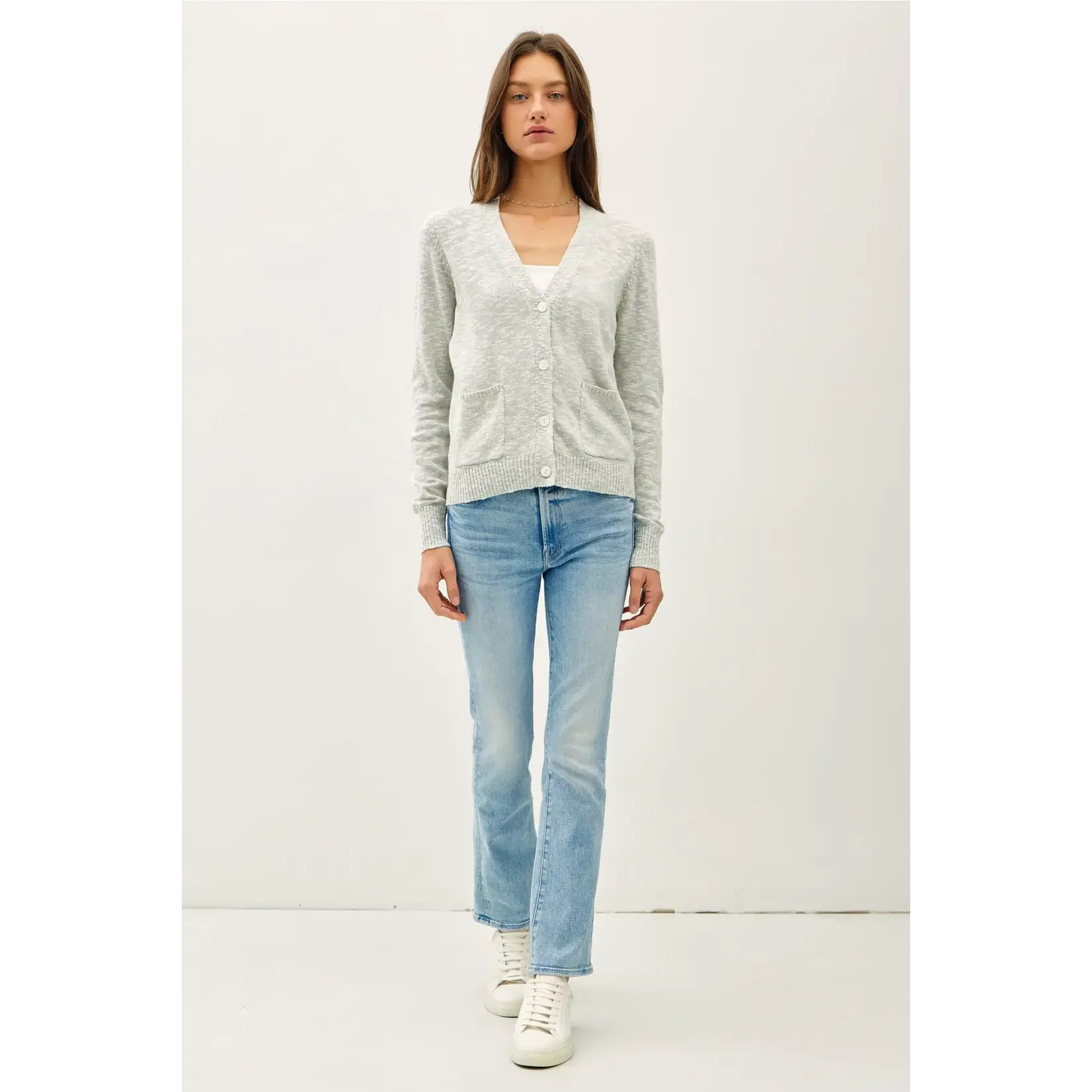 64892  Cotton Slub Cardi.