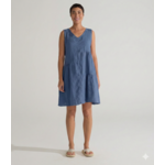 4200784 H Linen Patch Dress