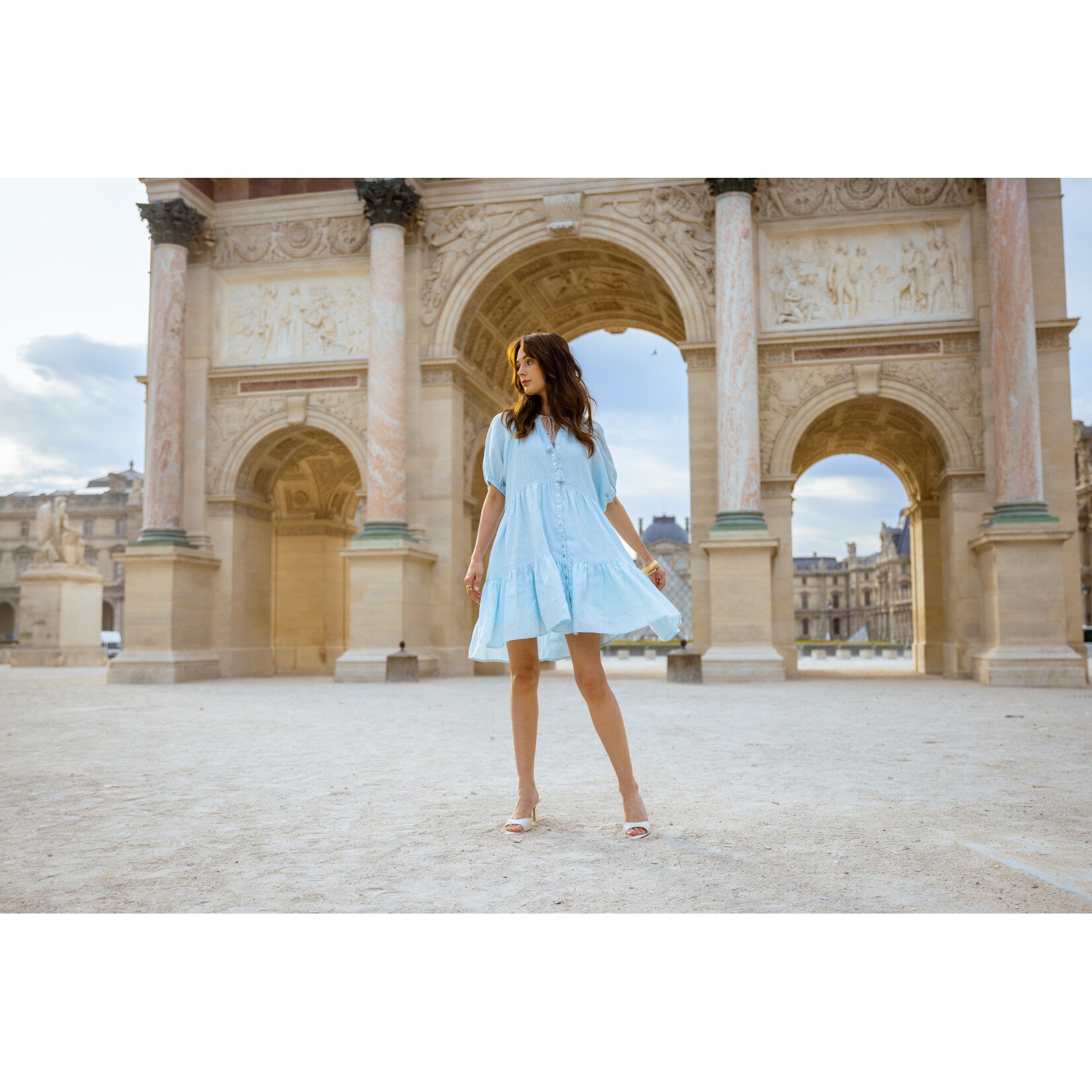 Sunflower Linen Dress