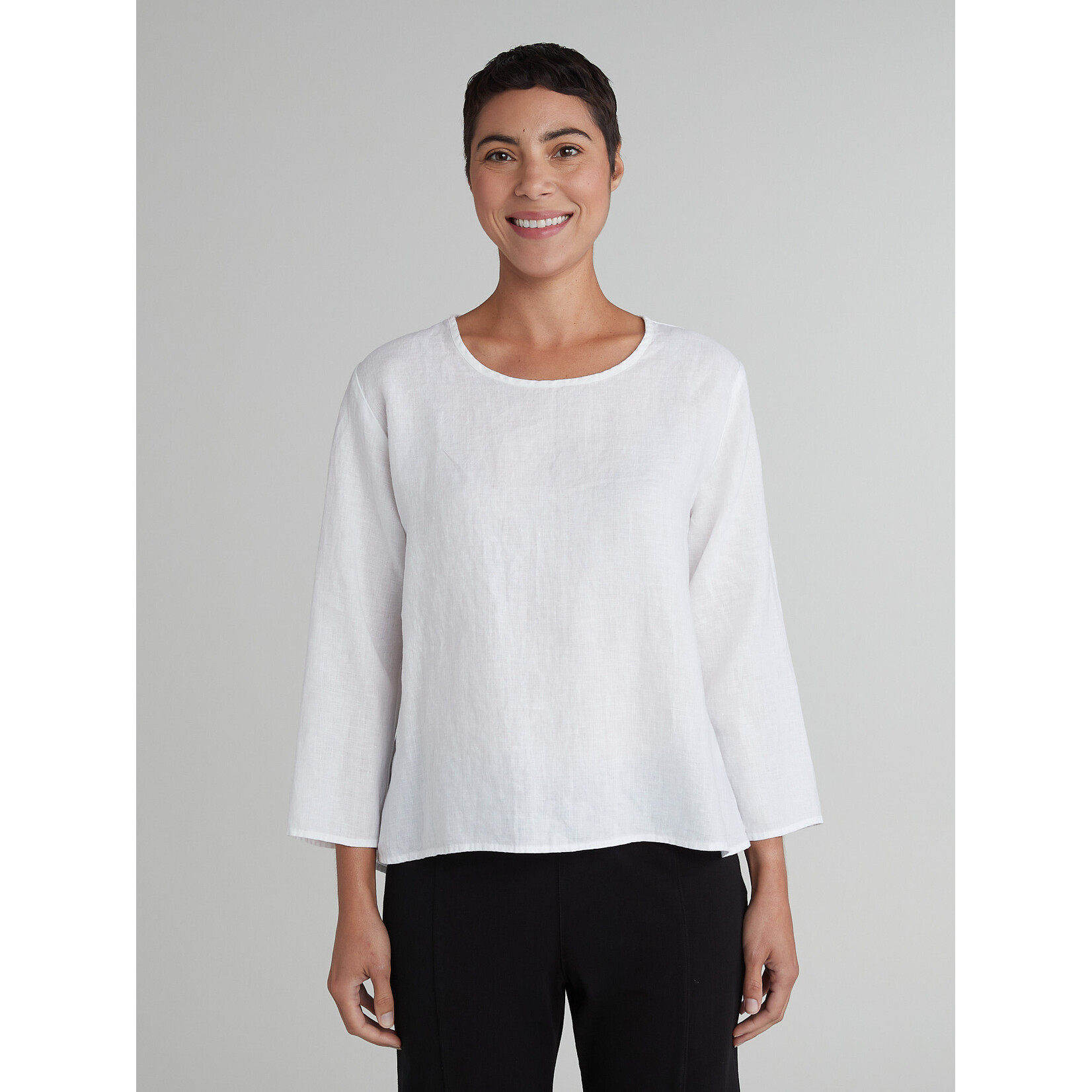 4207965 H. Linen 3/4 Split Back