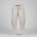 67557-Linen Pants w/Pleated Bottom