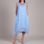 19337-Linen Sleeveless Dress
