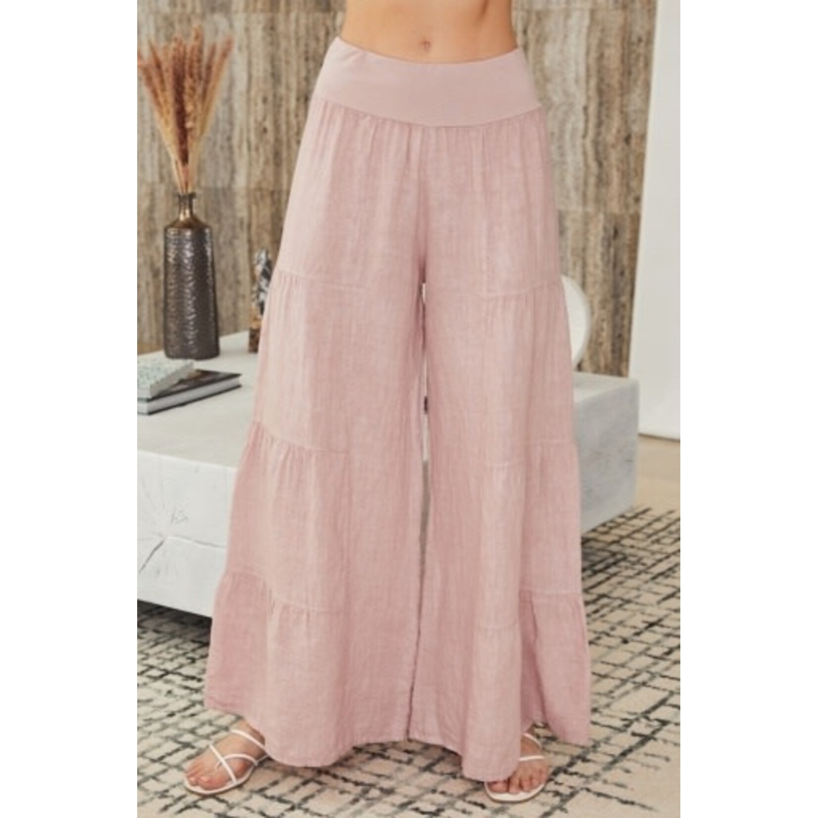 TIERED PALAZZO PANT