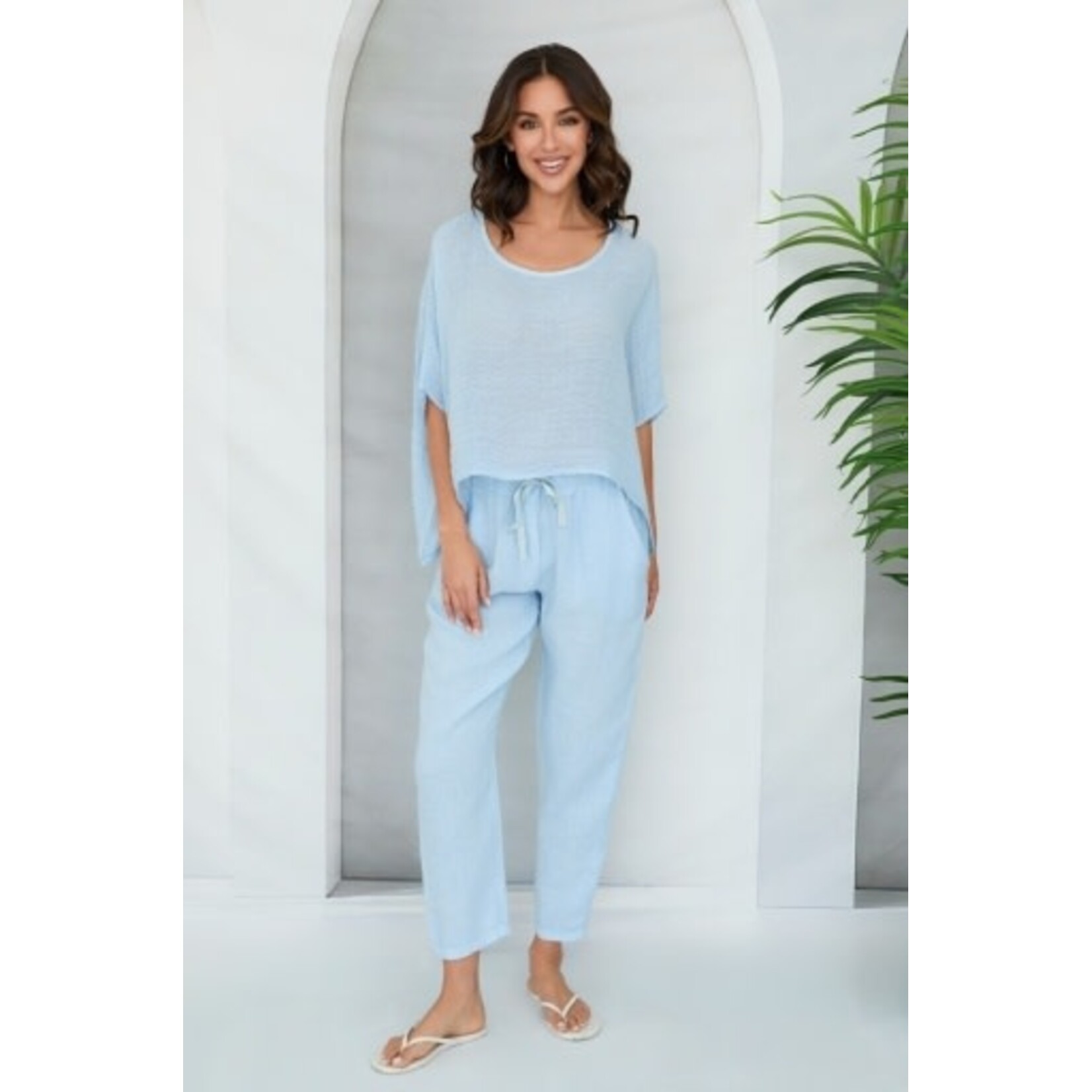 CROPPED PONCHO TOP