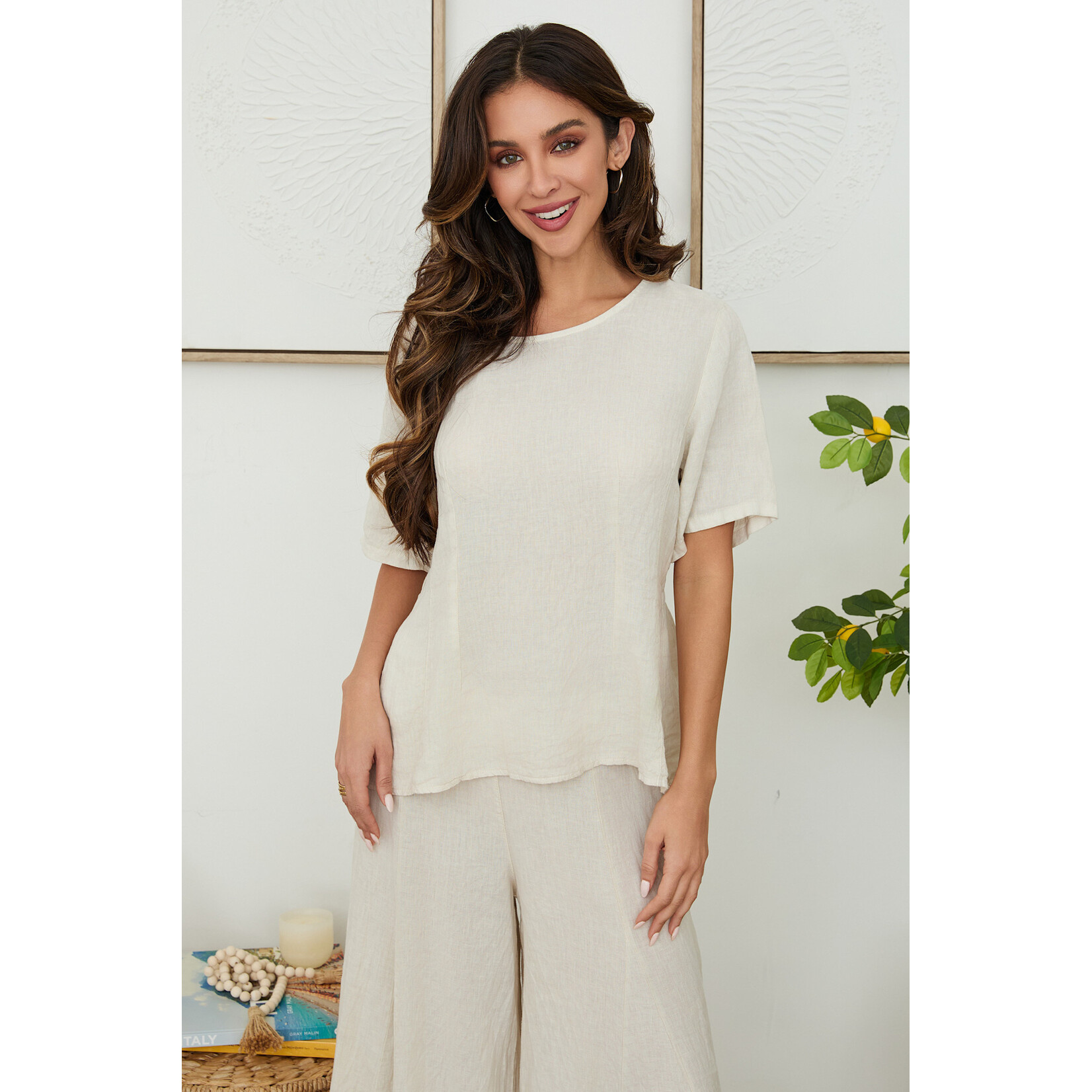 155103 Scoop Neck Peplum