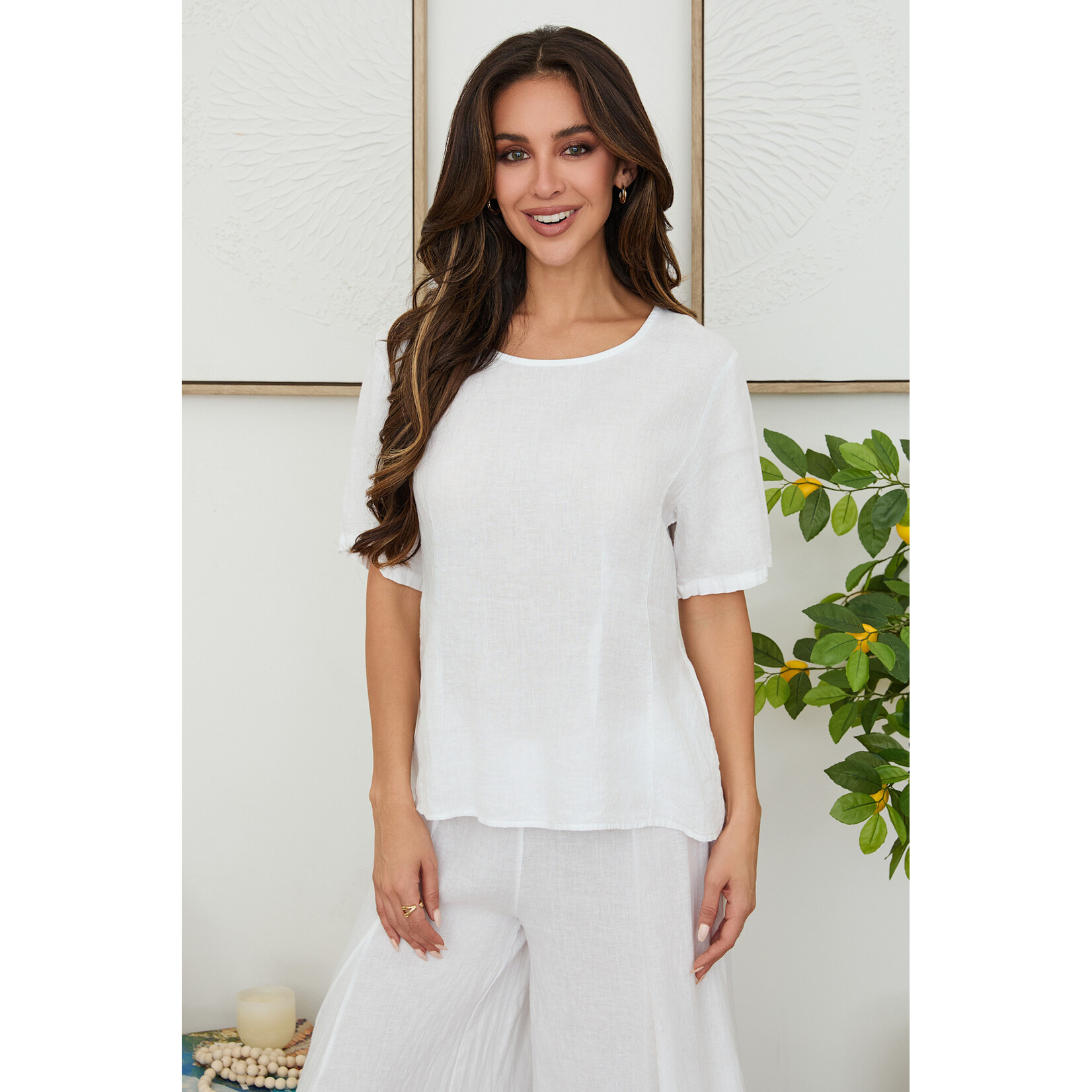 155103 Scoop Neck Peplum
