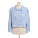 155109 Cropped Shirt Jacket