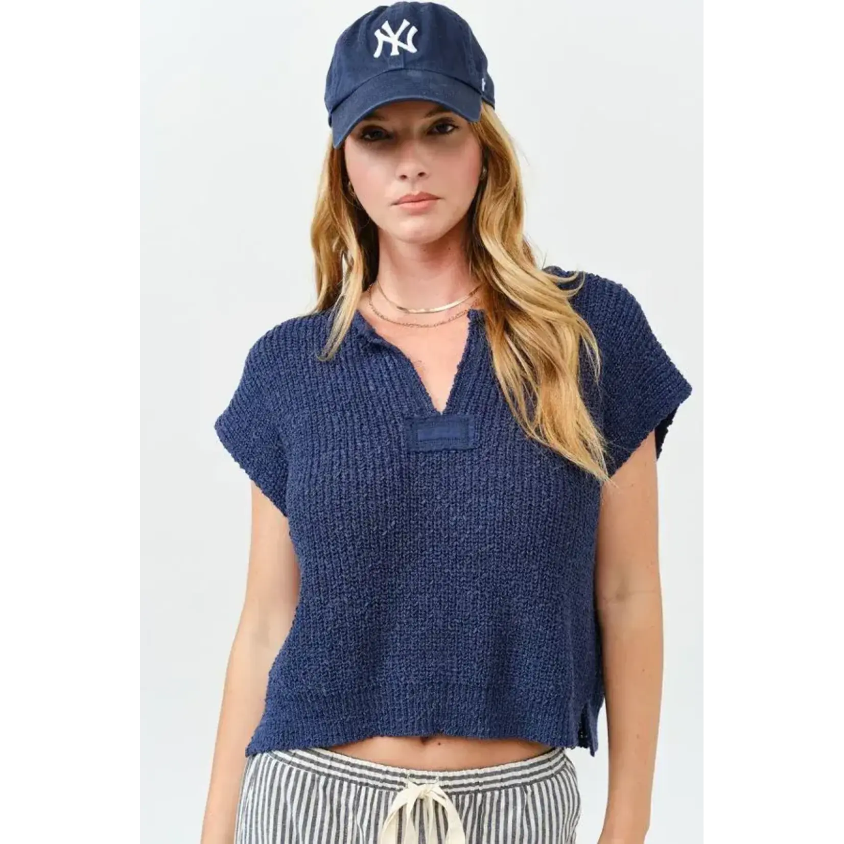 Illa Illa IM7215 Patch Slvless Sweater
