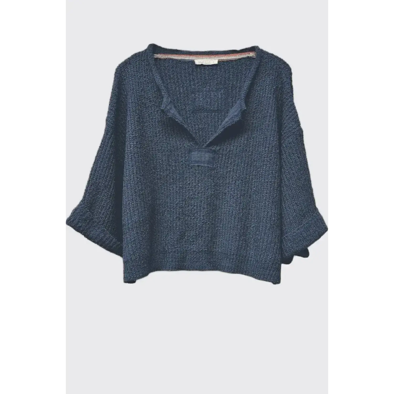 Illa Illa IM4439 Cropped Patch Sweater