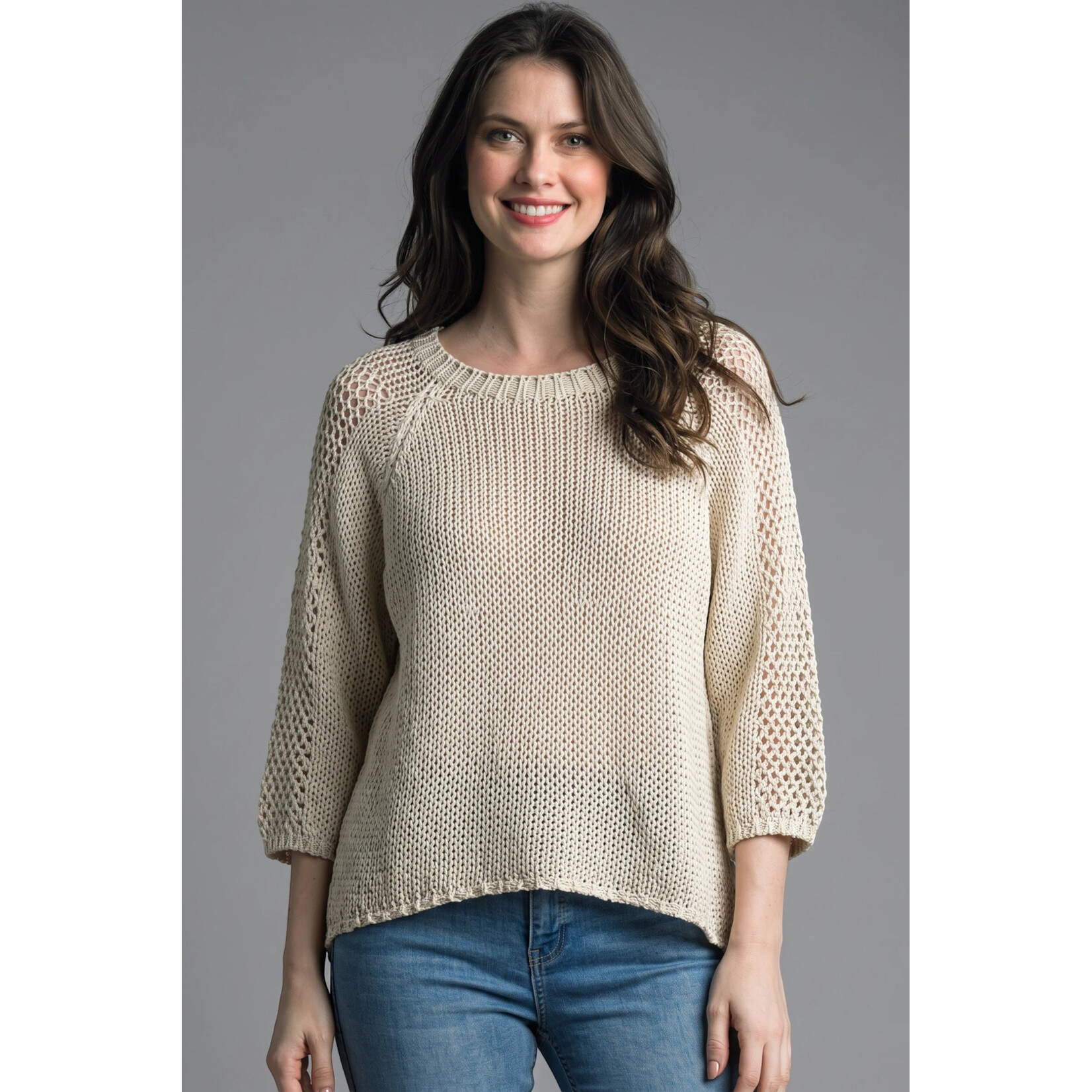 1652N 3/4 Slv. Sweater