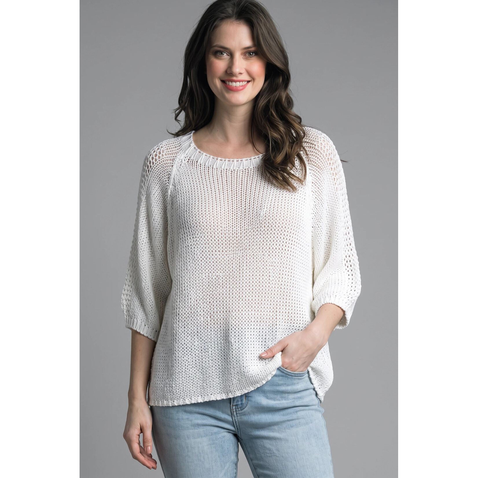 1652N 3/4 Slv. Sweater